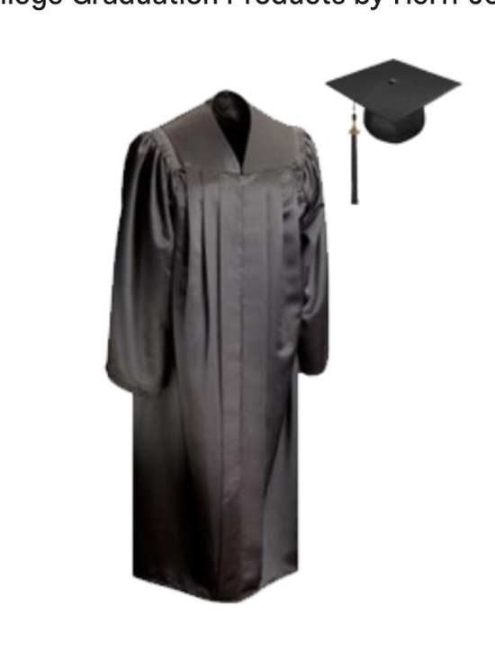 Herff Jones Other - Black Graduation Gown and Cap Set - Women